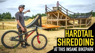 HARDTAIL SHREDDING AT THIS INSANE BIKEPARK...