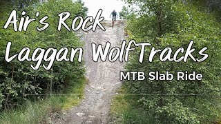 Air's Rock Slab at Laggan Wolftrax MTB Trail...