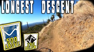 Descending from the highest point! This trail...