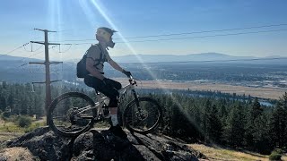 Riding Spokane.