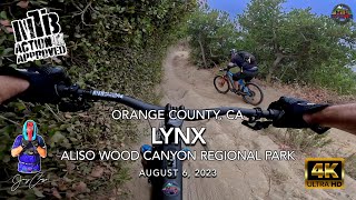 MTB Riding Lynx, Aliso Wood Canyons, August 6,...