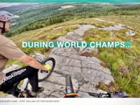 I rode up the Black run during world champs...