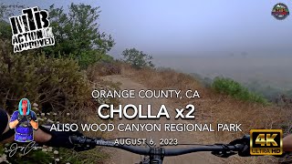 MTB Riding Cholla x2, Aliso Wood Canyons,...