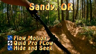 Flow Motion and Hide and Seek