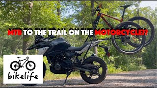Ride my Motorcycle to the Trailhead with my...