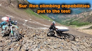 Sur-Ron climbing capabilities put to the test....