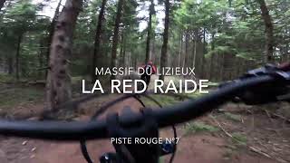 Massif du Lizieux, La red raide, piste rouge n°7