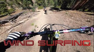 Went to the Bike Park to do some Wind Surfing...