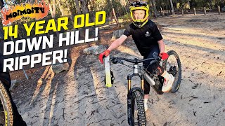 DOWNHILL LAPS WITH 14 YEAR OLD SHREDDER | Jack...