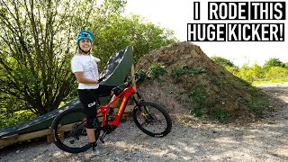 I RODE THE BIG KICKER JUMP AT THE TOMPOUND!
