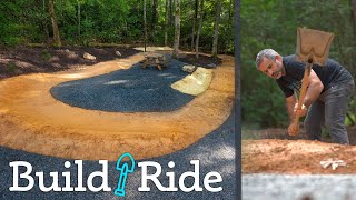 Building a backyard MTB pumptrack for my kids!