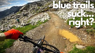 Riding the Hörnli Trail at Bike Kingdom Arosa