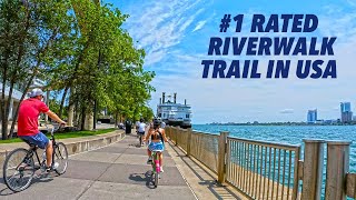 Biking Detroit's Riverwalk Trail - Virtual...