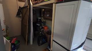DIY garage storage loft $80 (halloween...
