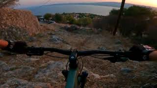 Mtb in ghost town “Old Farsa”, Kefalonia