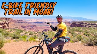 One of the few E-Bike friendly trails in Moab...