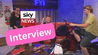 Sky interview Harry segment on FYI sky kids show