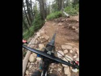 POV DOWN THE HARDEST LINE IN THE WHISTLER BIKE...