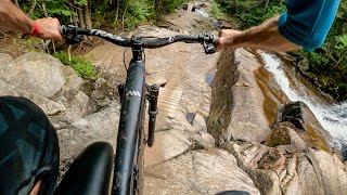 LEGENDARY! Riding on a waterfall in Quebec |...