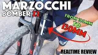 Marzocchi Bomber Z2 130MM Realtime Review!!!