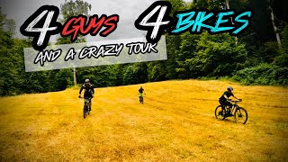 4 Guys 4 Bikes and a crazy Tour MTB Heidelberg...