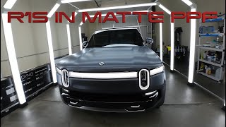 I wrapped my Rivian R1S in Matte PPF (STEK...