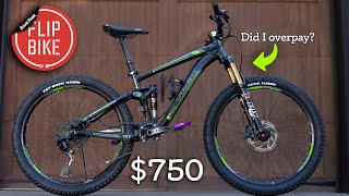 Tired Trek Full Suspension gets absolutely...