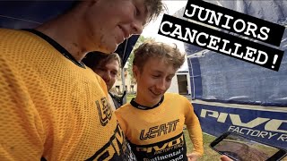JUNIORS CANCELLED...A WIERD DAY FOR DH....