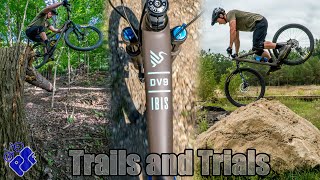 Riding the New Ibis DV9 V2! Trails, Trials,...