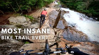 An official Mountain Bike trail sent us down a...