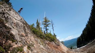 RIDING THE GNARLIEST FEATURES IN THE WHISTLER...