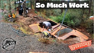MTB Trail Improvements and Our New Wood Deck