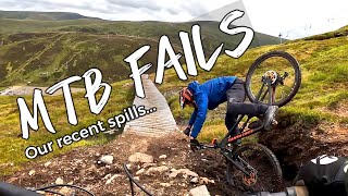 MTB FAILS, Bails and Crashes - Mountain bike...