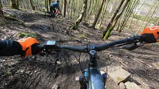 Learning to ride my EBike(EMTB) at local woods.