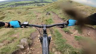 Stoodley Pike EMTB Descent full run raw.