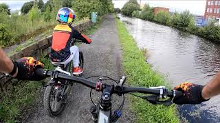 Local ride to Grans with my 5 year old son