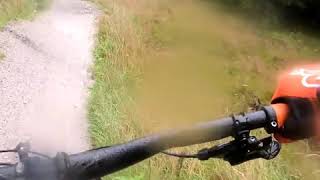 Gisburn Forest Mountain Bike Trails on a wet day