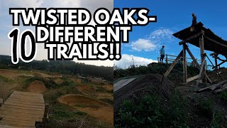RIDING 10 DIFFERENT TRAILS AT TWISTED OAKS -...