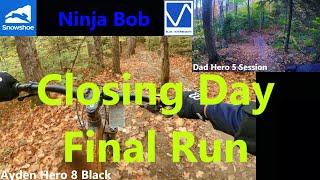 Snowshoe Bike Park Closing Day Final Run,...