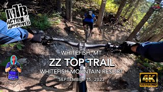 MTB Riding ZZ Top Trail, Whitefish MT Resort,...