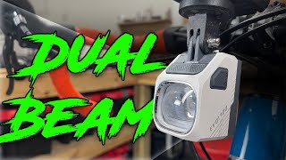 Powerful DUAL BEAM Gravel / Road Bike Light:...