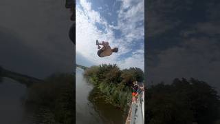 Massive jump off bridge  #bridgejumping...