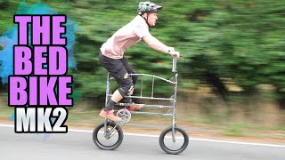 THIS CUSTOM BIKE IS BUILT FROM A BED FRAME -...