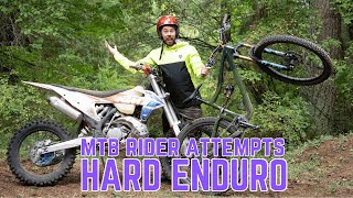 Can a 'pro' MTB rider finish the Donner Hard...