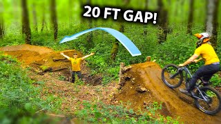 We Built a HUGE BOOTER JUMP! - I hope no one...