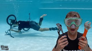 Building A Bike Underwater RIDICULOUS World...