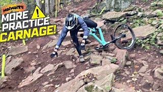 SNOWSHOE DOWNHILL WORLD CUP PRACTICE CARNAGE!...