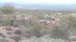 NWO run down Nra Pit  AZ mtb freeride action