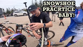 SNOWSHOE PRACTICE DAY BABY !