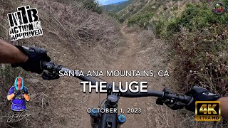 MTB Riding The Luge, in the Santa Ana...